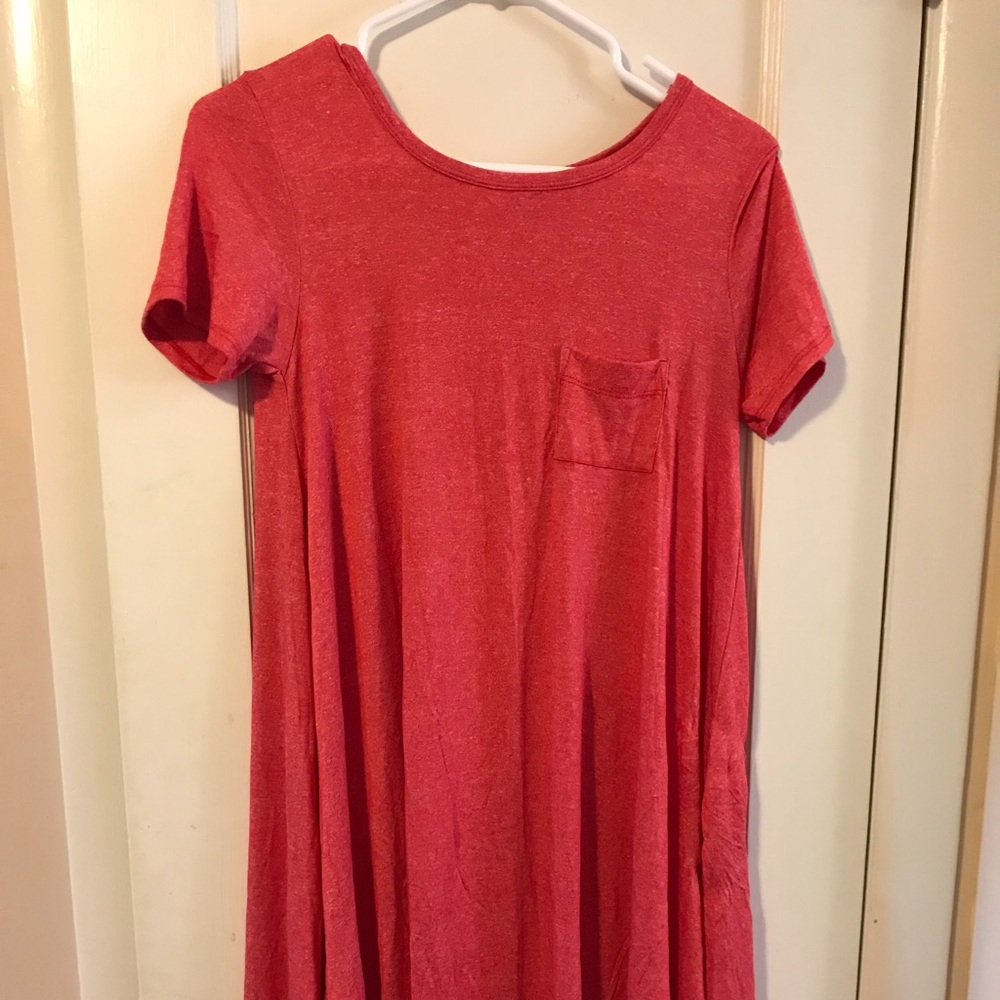 Lularoe red carly dress 👗